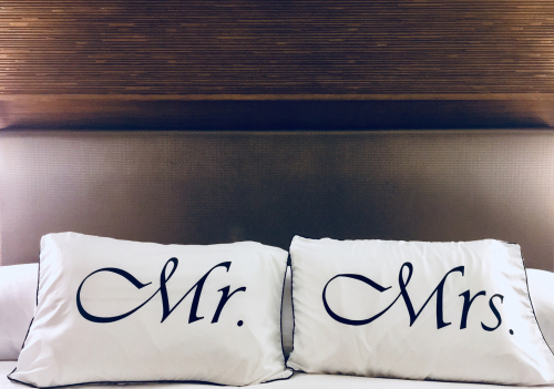 Wedding Date Pillow